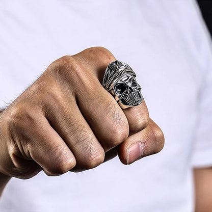 Midnight Marauder Skull Ring.