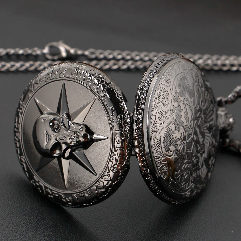 Penta Skull Insignia Pocket Watch