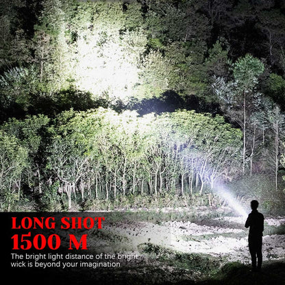 Rechargeable Handheld Spotlight Flashlight 90000 High Lumens